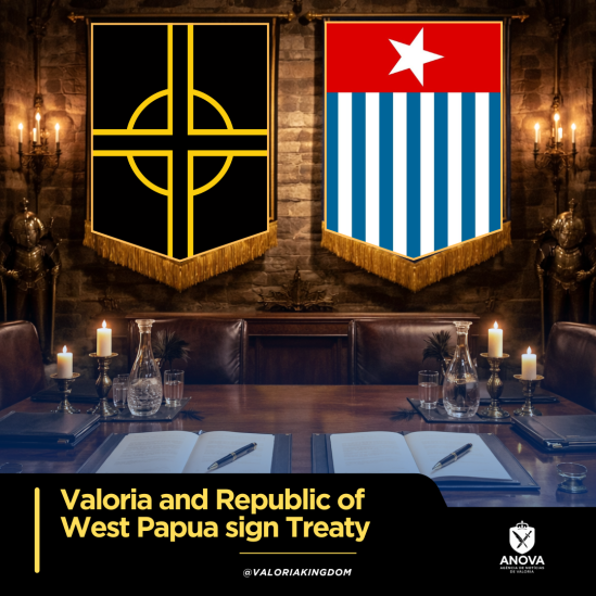 Reino de Valoria e a Republica de West Papua assinaram um Tratado de Reconhecimento